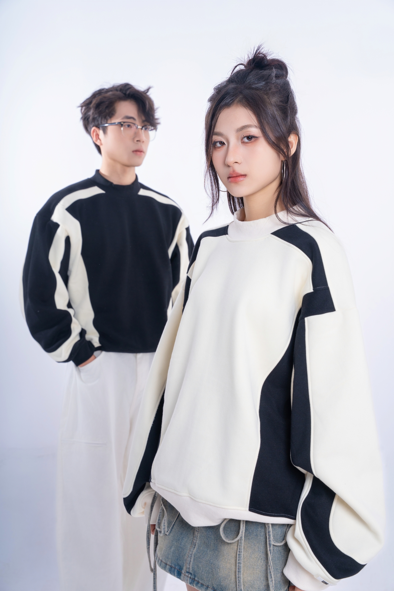 [SOLI] TIMELESS Wave sweater/ Beige