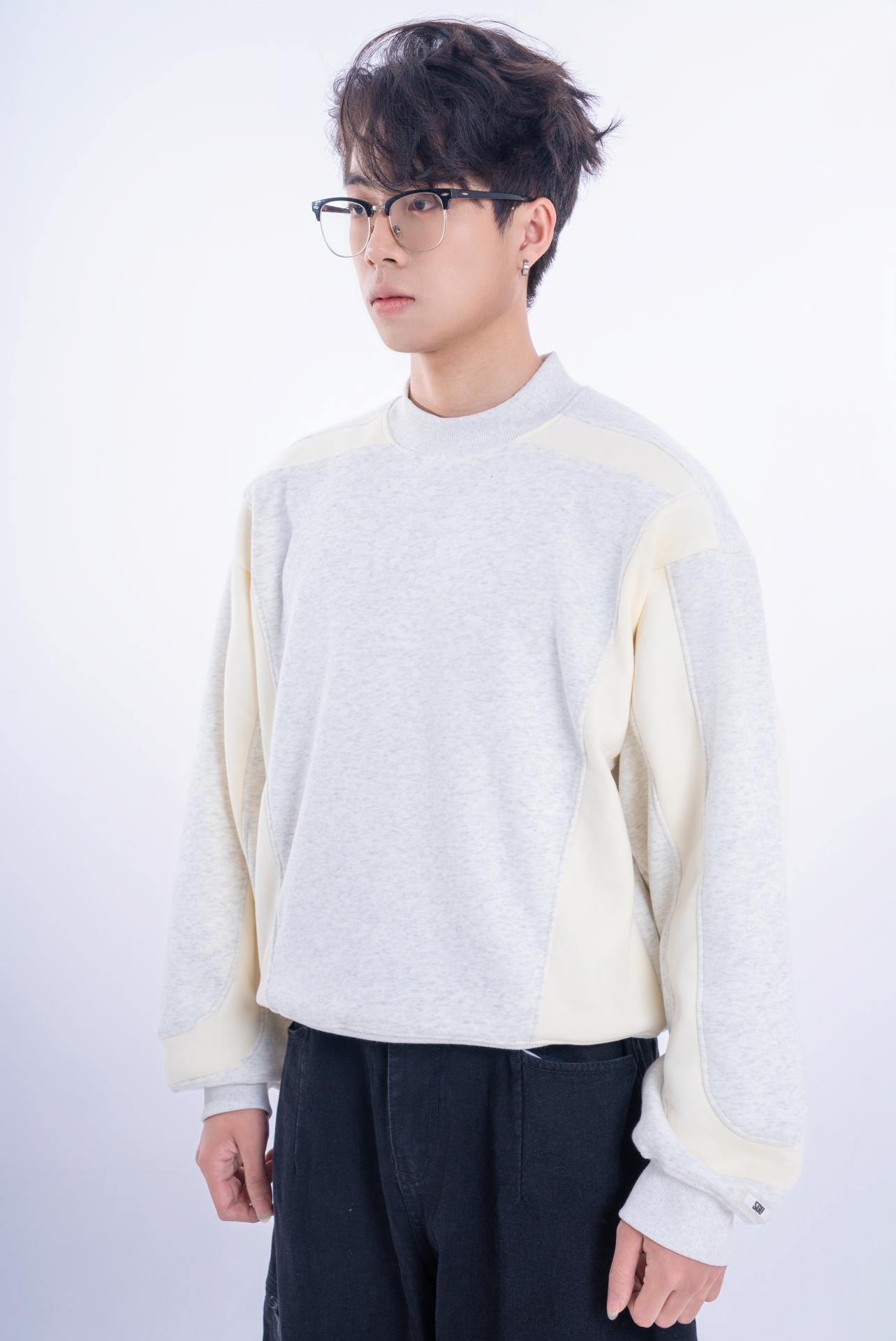 [SOLI] TIMELESS Wave Sweater/Gray