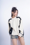 [SOLI] TIMELESS Wave sweater/ Beige