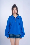[SOLI] TIMELESS Zip Sweater/BLue